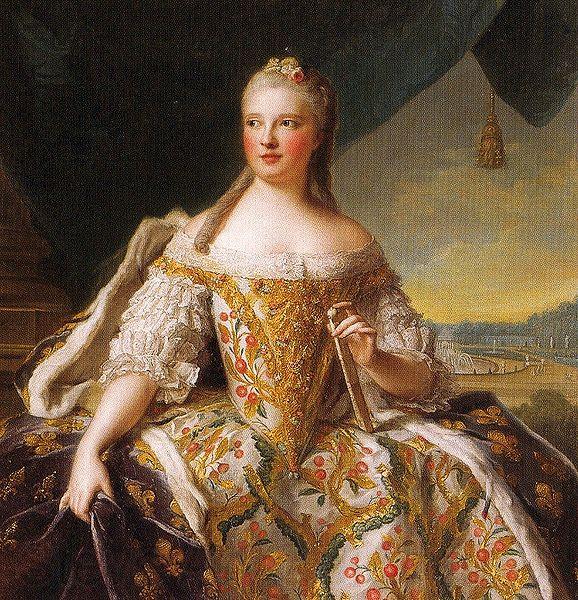 Jean Marc Nattier Dauphine de Saxe Norge oil painting art